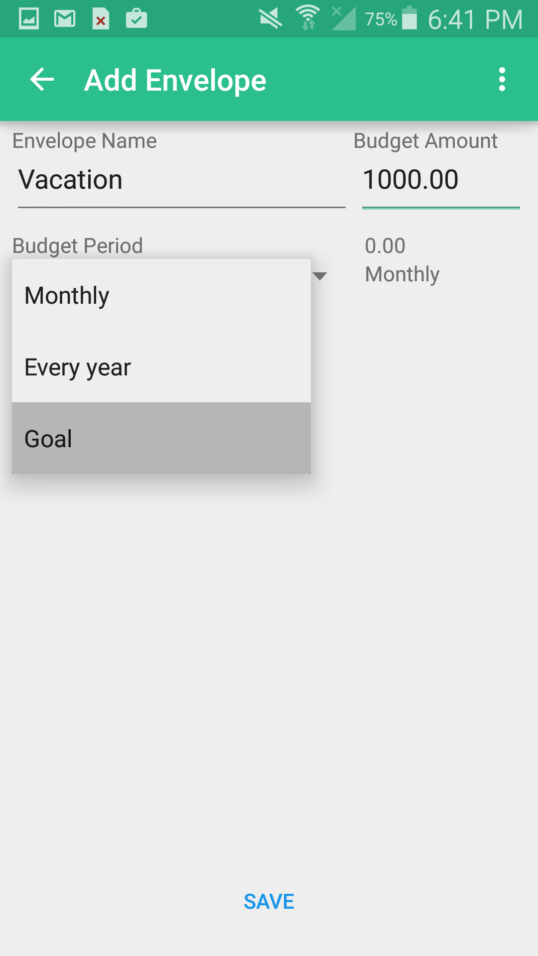 goodbudget set goals and track your progress with m budget for savings